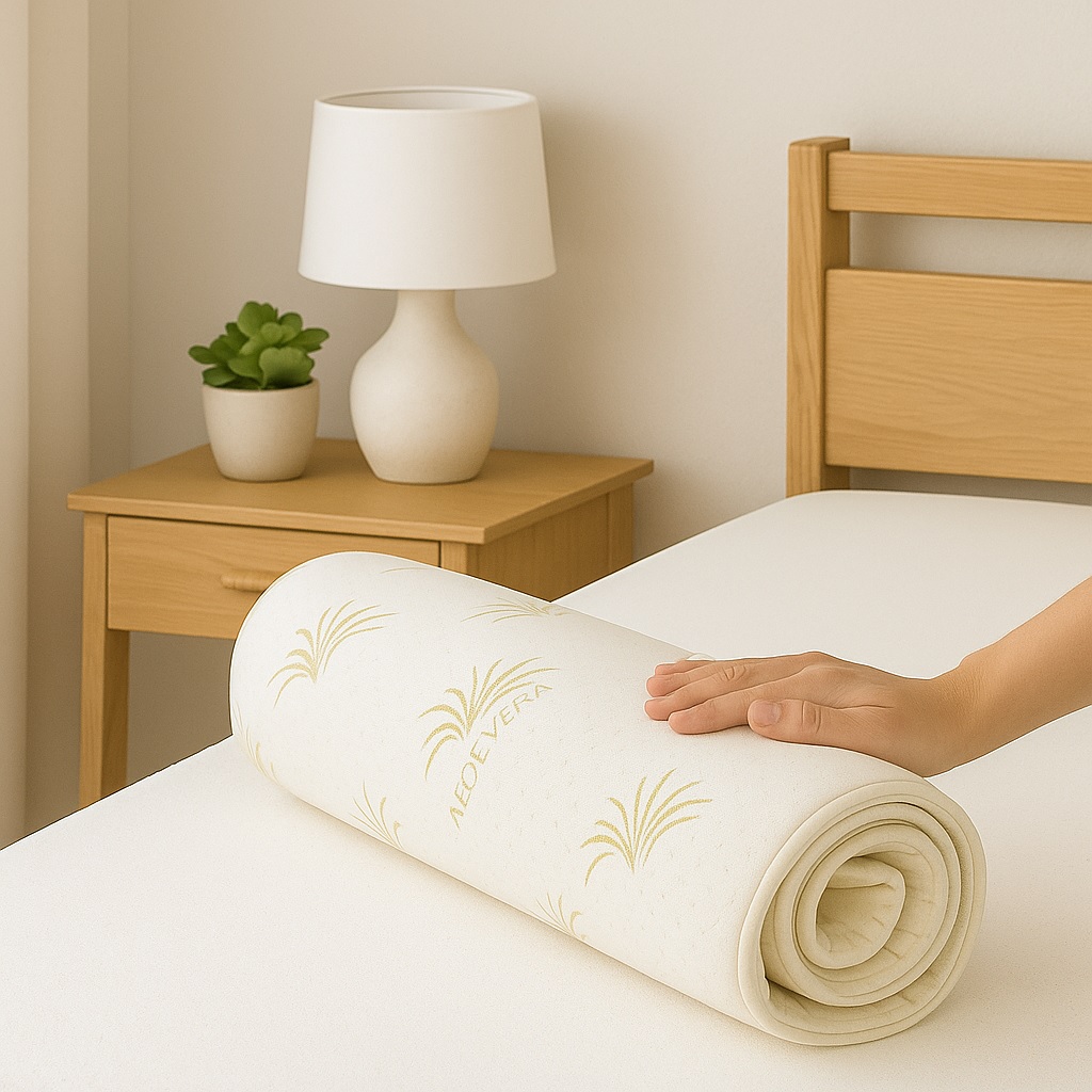 Ochraniacz na materac Aloe Vera — widok