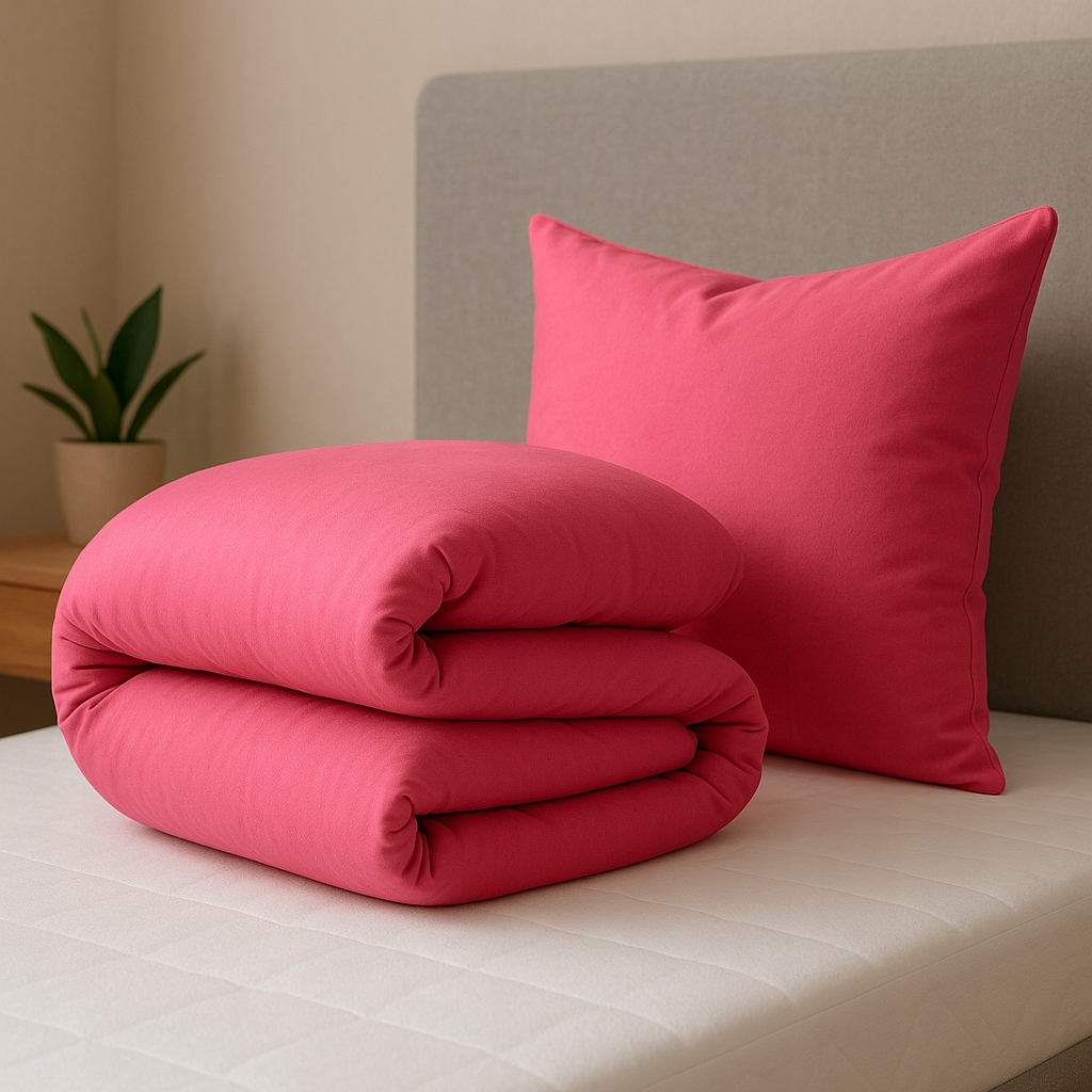 Poduszka półpuchowa 40x40 — detale poszycia