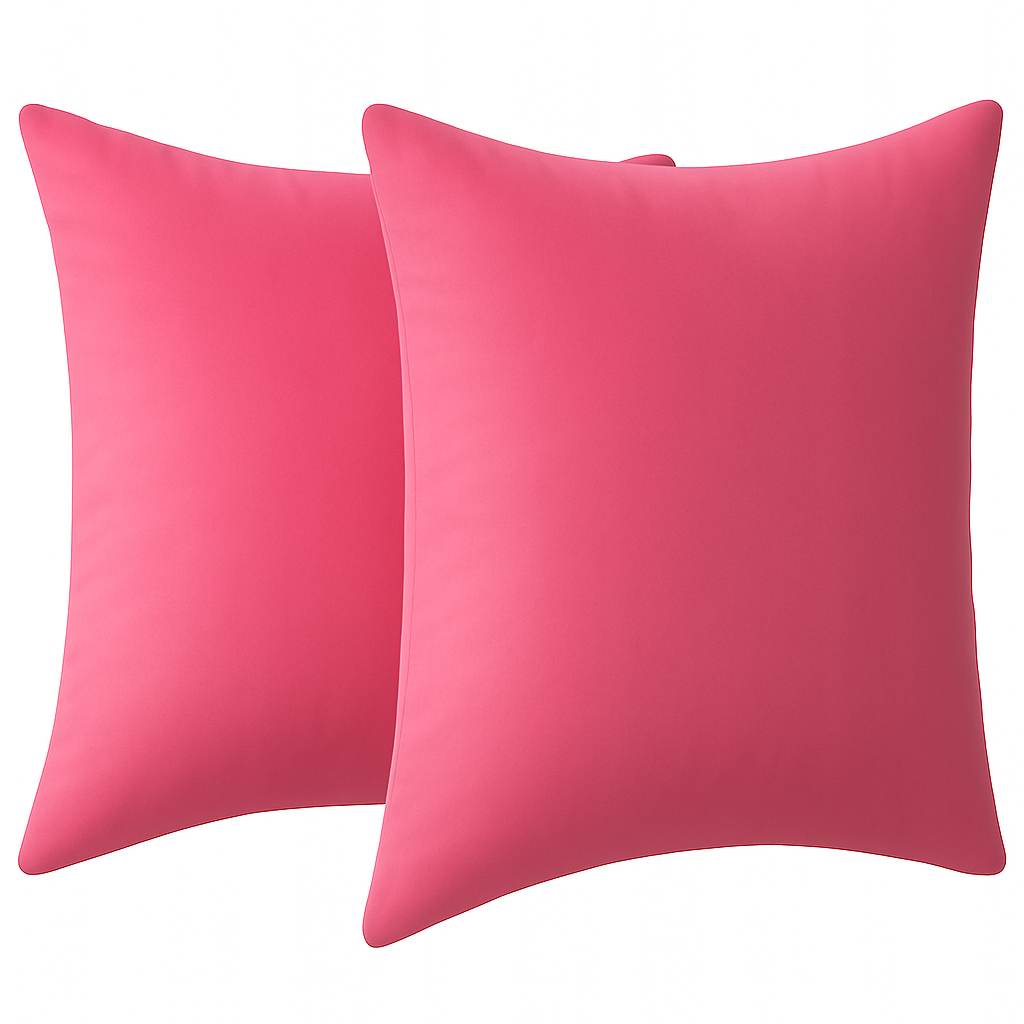 Zestaw dwóch poduszek półpuchowych 40x40