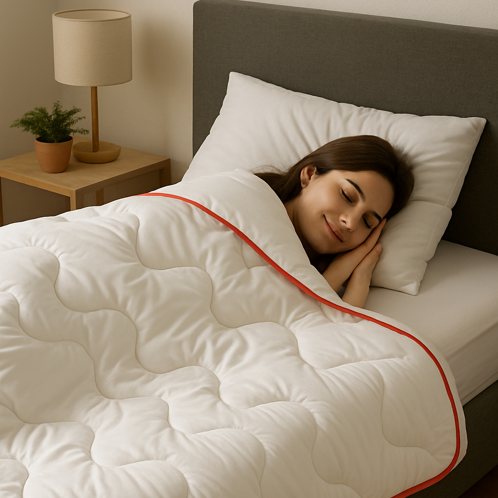 Kołdra Linea Rosso – detale i pakowanie